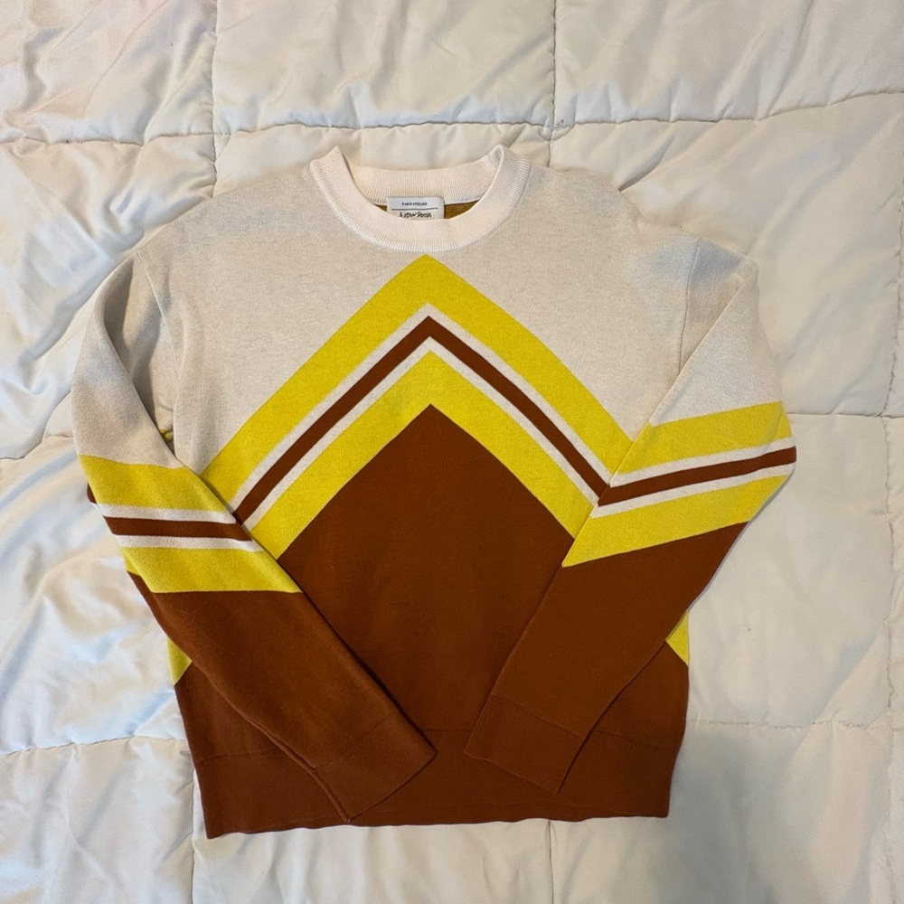 & Other Stories Sweater with Yellow and Brown